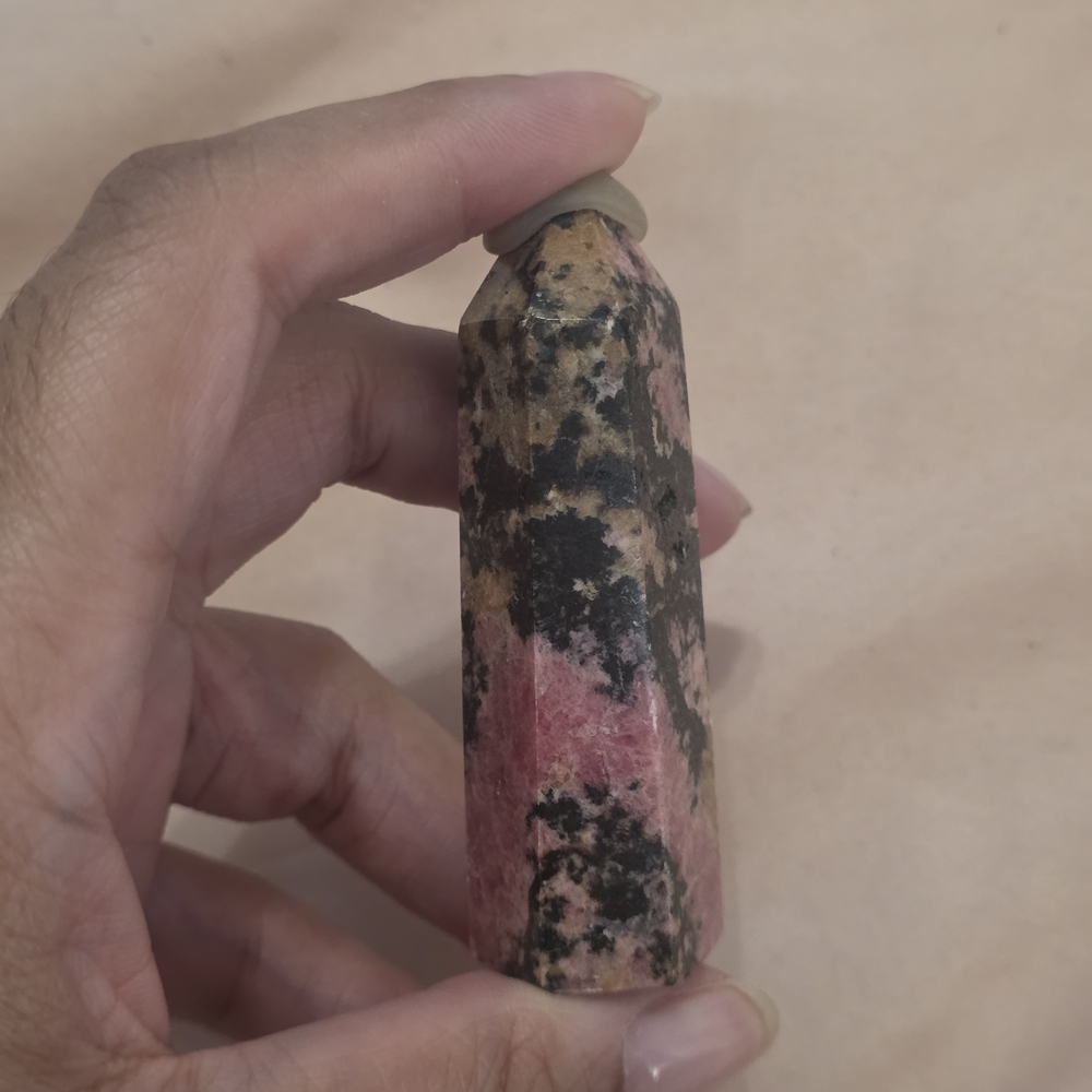 Pink Rhodnite Tower